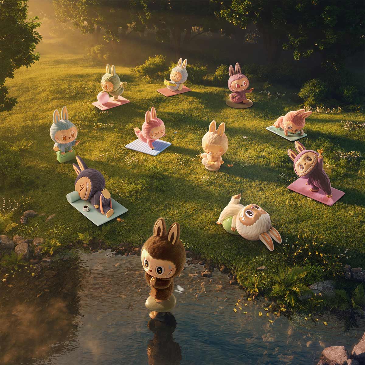 Labubu Lazy Yoga - Blind Box [BUY 1 GET 2]